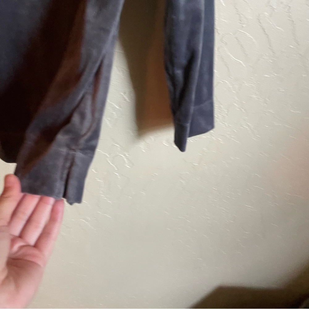 Loft Grey Velvet‎ Hoodie - Picture 6 of 6